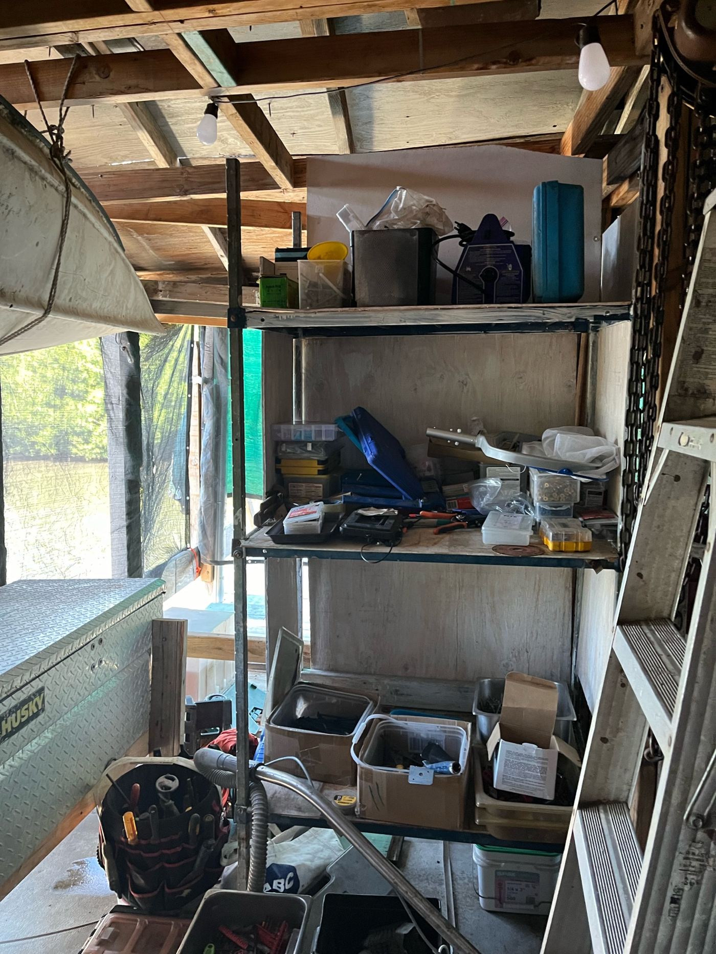 Tool and storage area