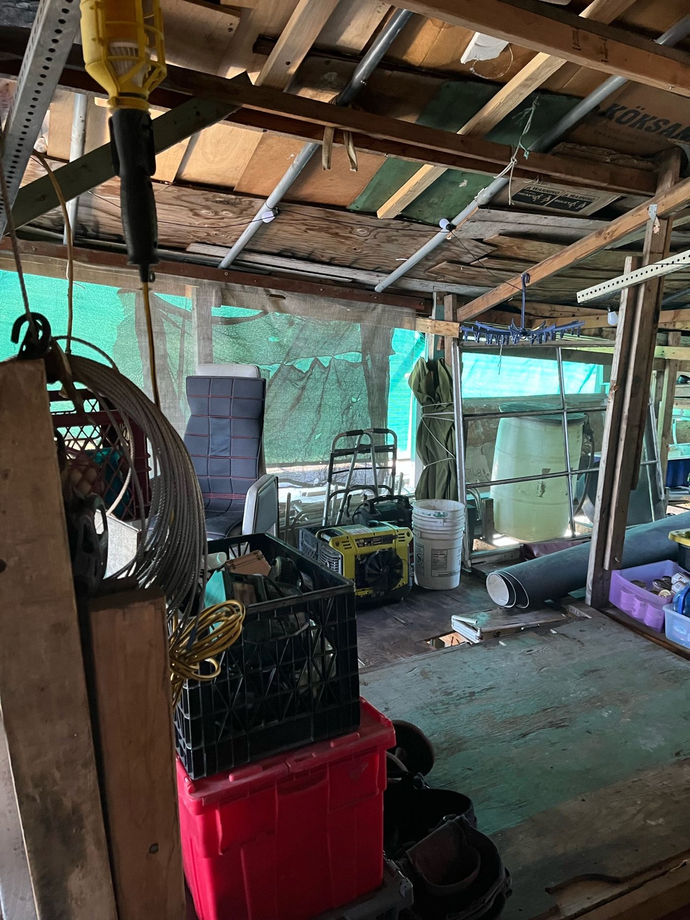 Upstairs center connecting both wings